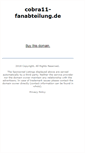 Mobile Screenshot of cobra11-fanabteilung.de